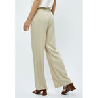 Peppercorn | Maloria Wide Leg Pants - Feather Gray