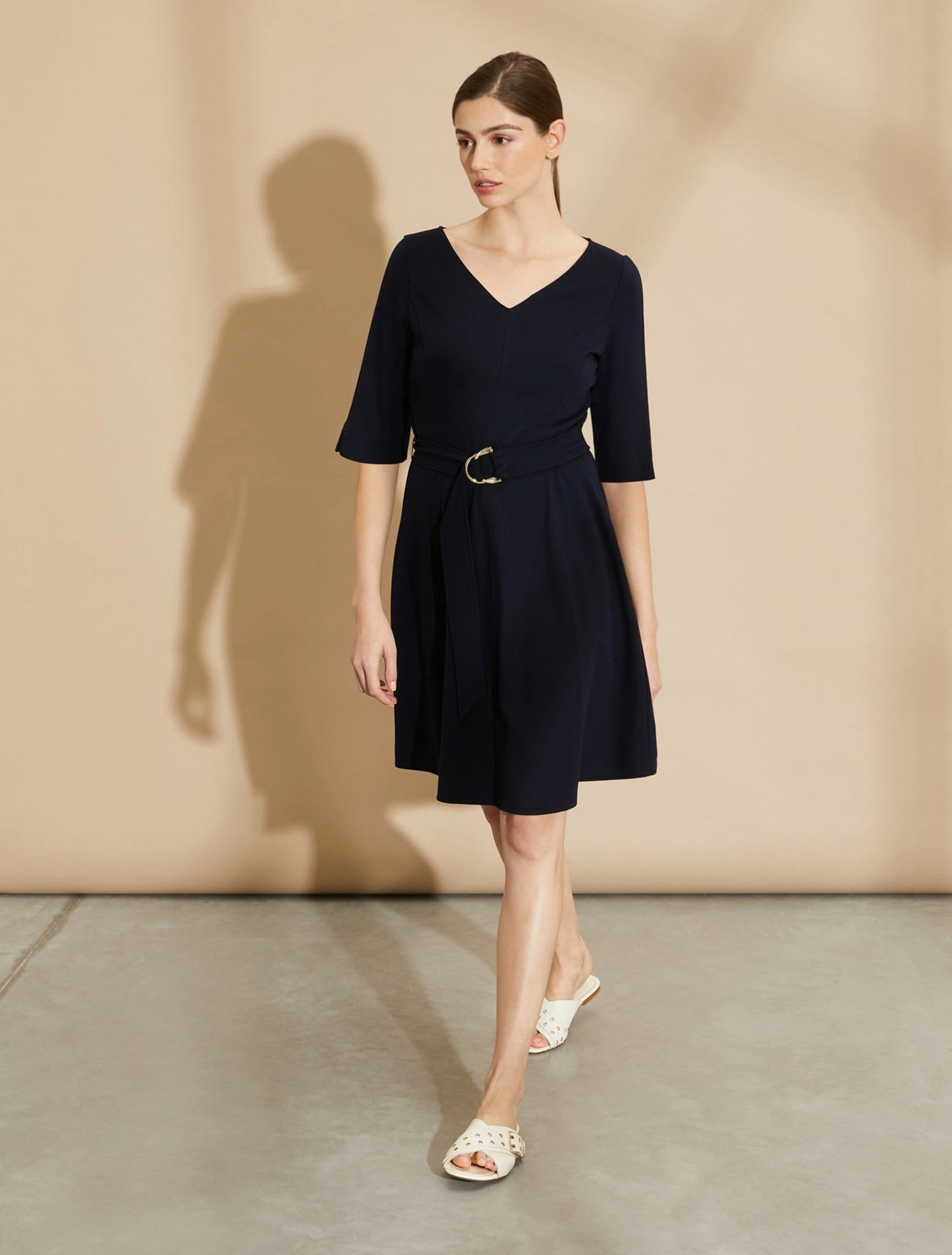 Penny Black | Visibile Fit & flare jersey dress - mignight blue