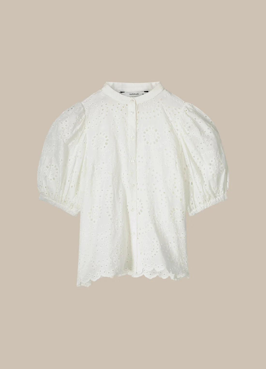 Summum | Blouse broderie anglaise - wit - 2S2867-11758