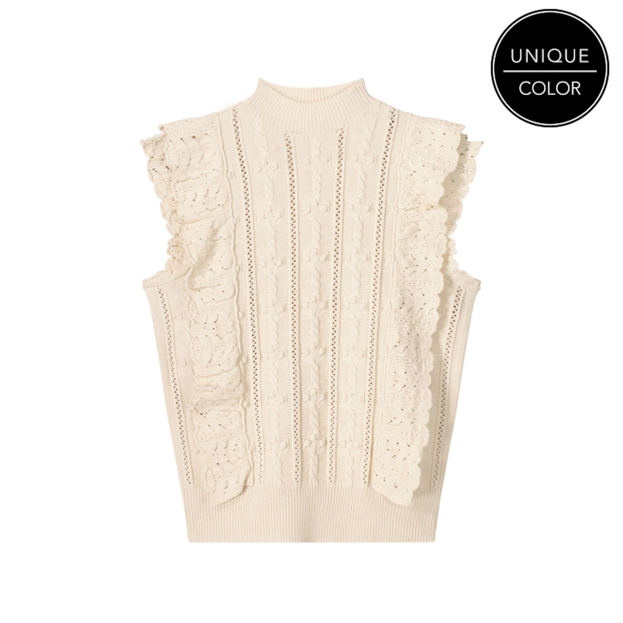Summum Woman | mouwloze ruffle top - 7s5690-7892