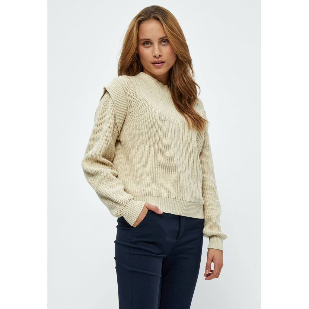 Minus | Arya knit pullover - Sand Gray