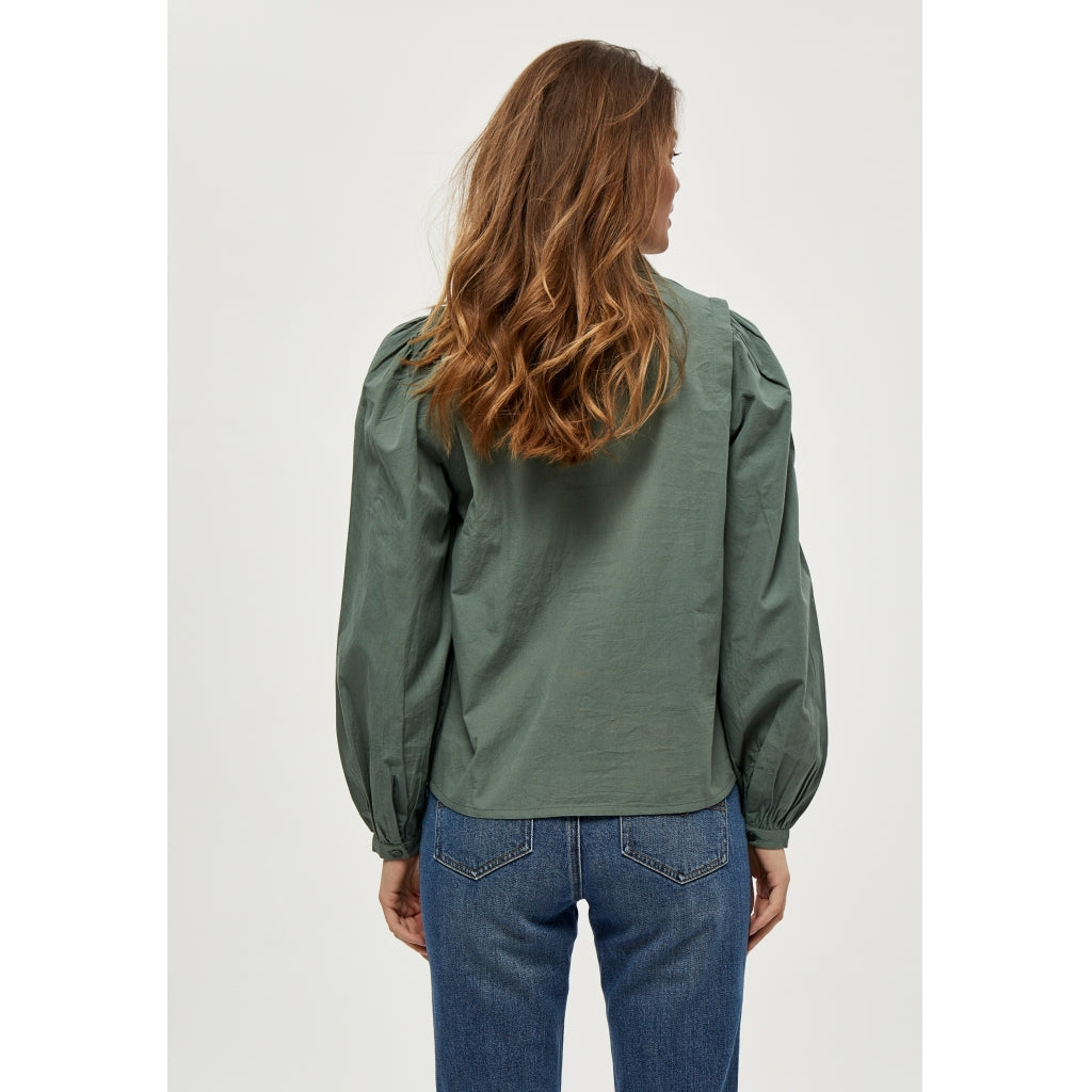 Minus | Caren Jilla Blouse Laurel Wreath Green