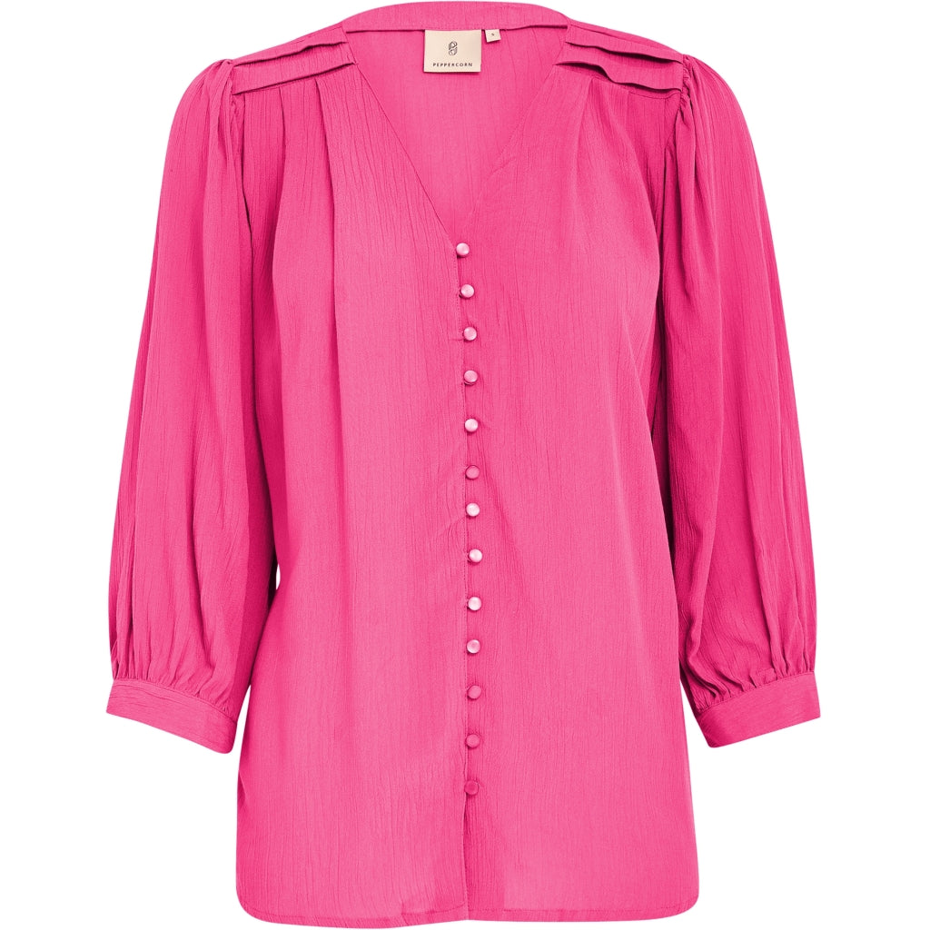 Peppercorn | Danea 3/4 sleeve blouse - magenta pink