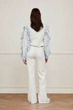 Fabienne Chapot | Eva wide leg trousers creme white uni