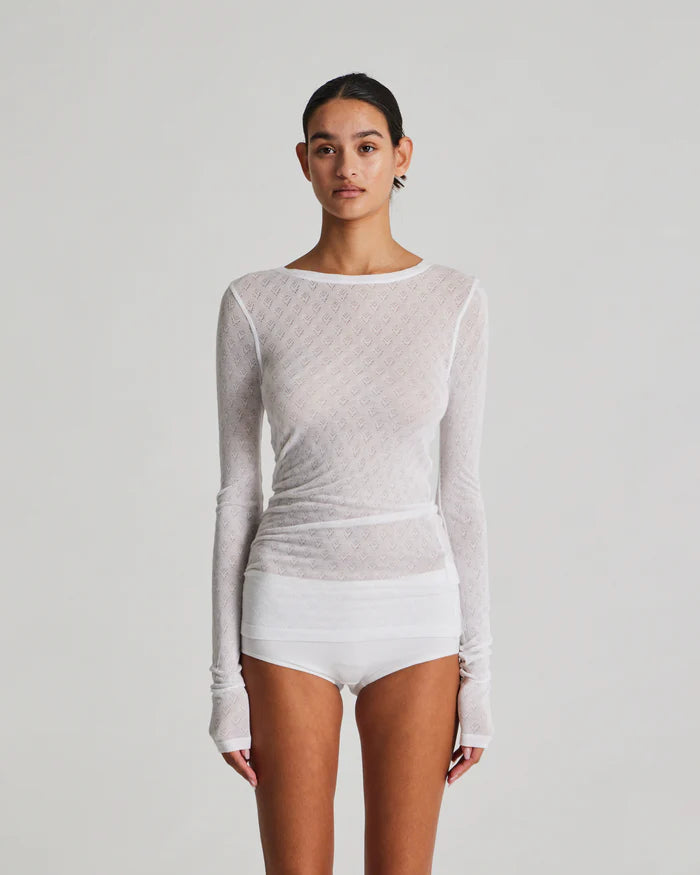 Gai + Lisva | Fermi slik top - white