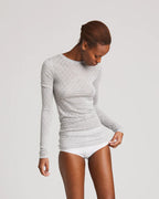 Gai + Lisva | Fermi slik top - grey melange