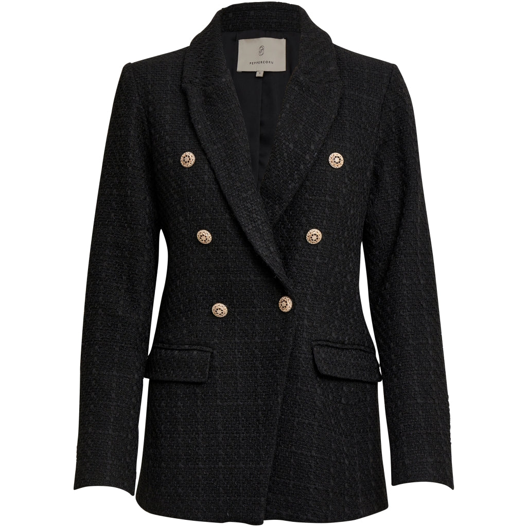 Peppercorn | Georgette blazer - black