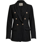 Peppercorn | Georgette blazer - black