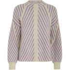 Peppercorn | Jayda Highneck Pullover- warm sand melange