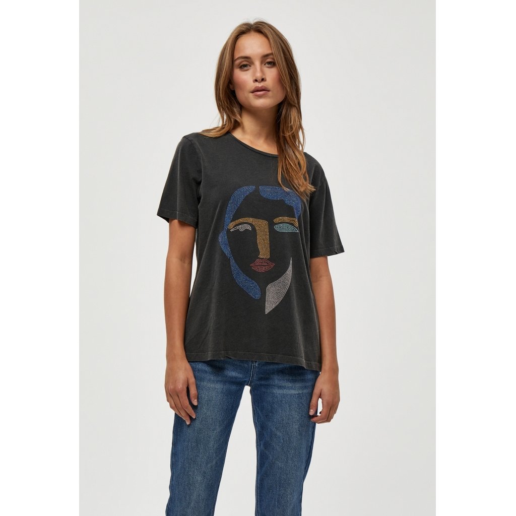 Peppercorn | Jorie T-shirt Zwart