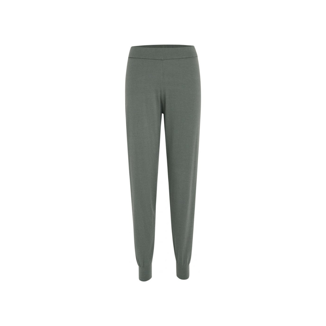 Peppercorn | Cindy Knit Pants Broek | Laurel Wreath Green