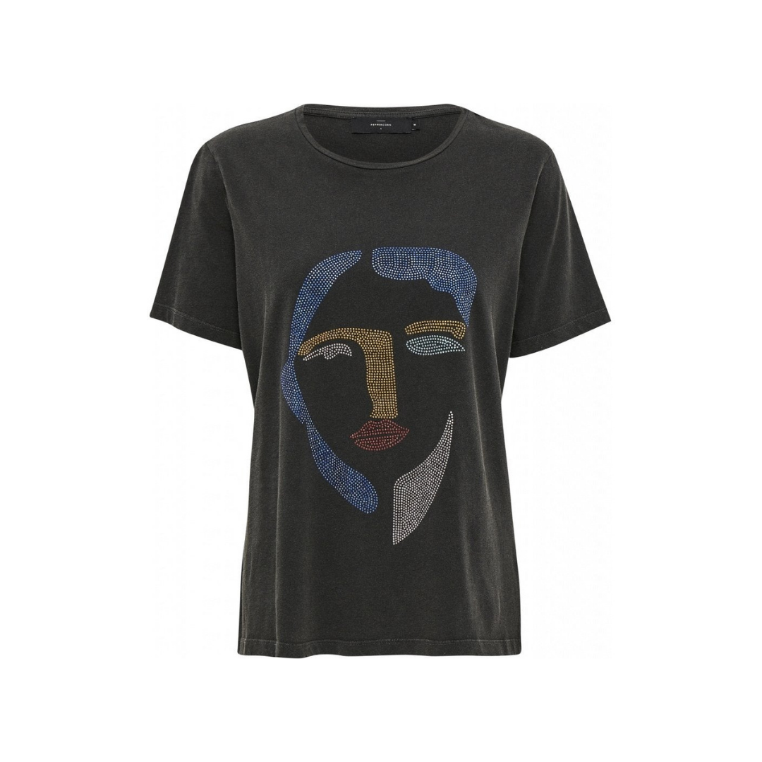 Peppercorn | Jorie T-shirt Zwart