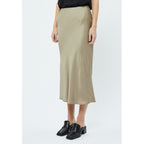 Minus | Kamia midi skirt - wood smoke