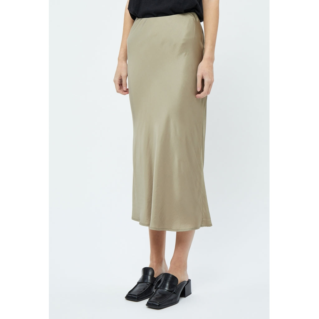 Minus | Kamia midi skirt - wood smoke