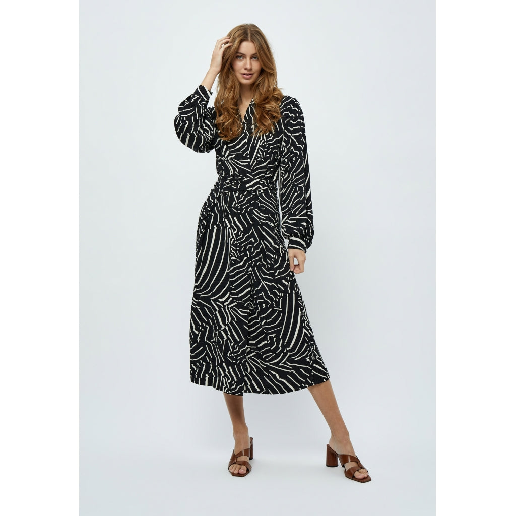 Minus | Kassandra Maxi Dress 2 - Black Print - MI5209