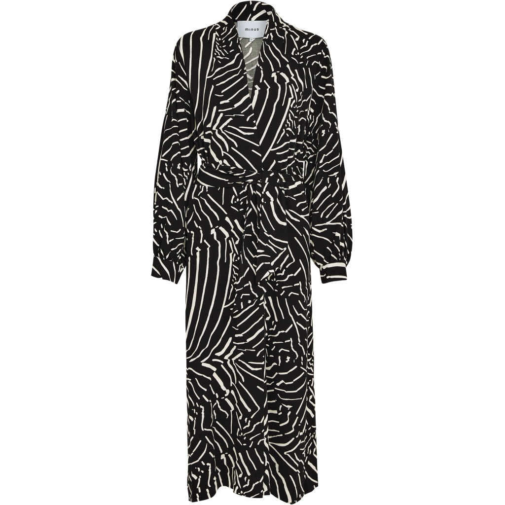 Minus | Kassandra Maxi Dress 2 - Black Print - MI5209