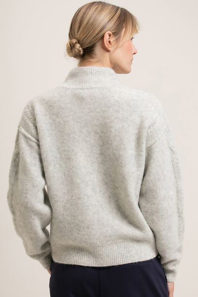 Josephine & Co | Kim sweater light grey melange
