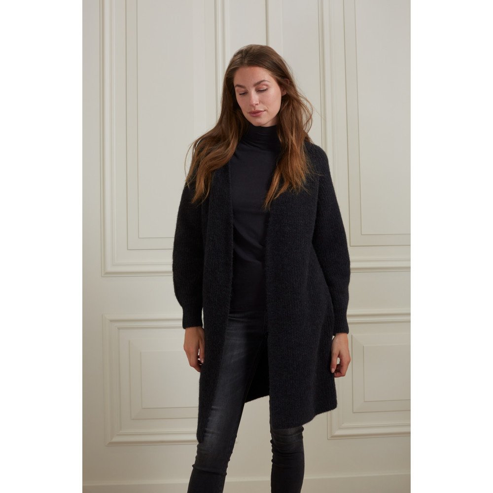 Yaya | Vest Antraciet Melange