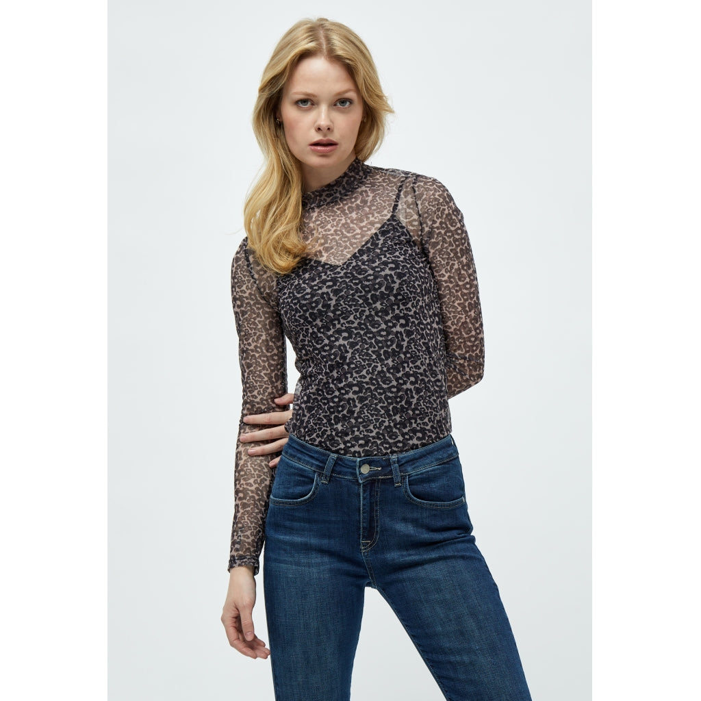 Minus | Lyra mesh blouse - black