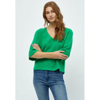 Peppercorn | Rosalia 3-4 sleeve pullover 3 - bright green
