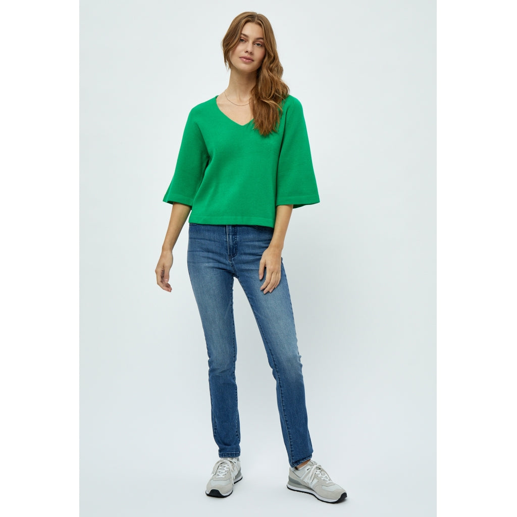 Peppercorn | Rosalia 3-4 sleeve pullover 3 - bright green