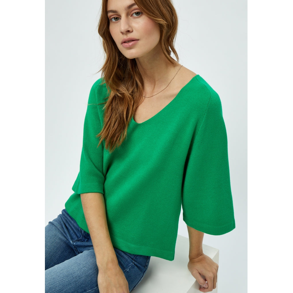 Peppercorn | Rosalia 3-4 sleeve pullover 3 - bright green