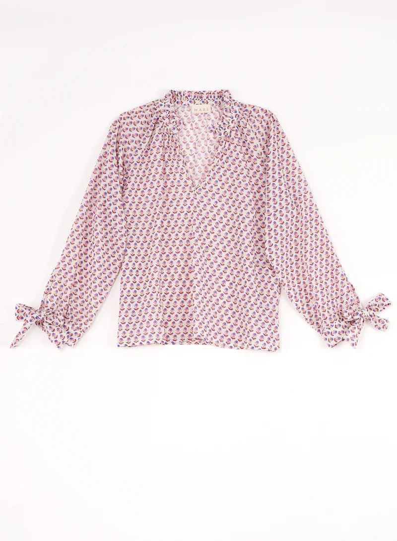 M.A.B.E | Suvi long sleeve top - print - M447059