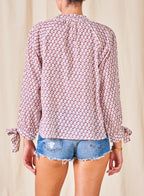 M.A.B.E | Suvi long sleeve top - print - M447059