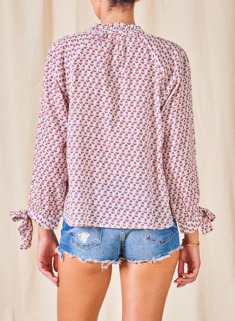 M.A.B.E | Suvi long sleeve top - print - M447059