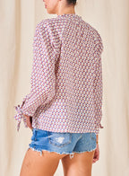 M.A.B.E | Suvi long sleeve top - print - M447059