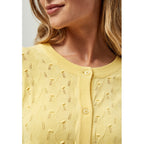 Peppercorn | Tana Short Cardigan Pale Yellow