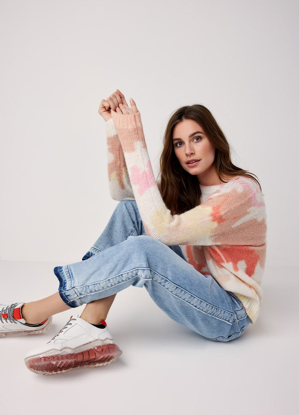 Summum | Wolmix Trui met Camouflageprint