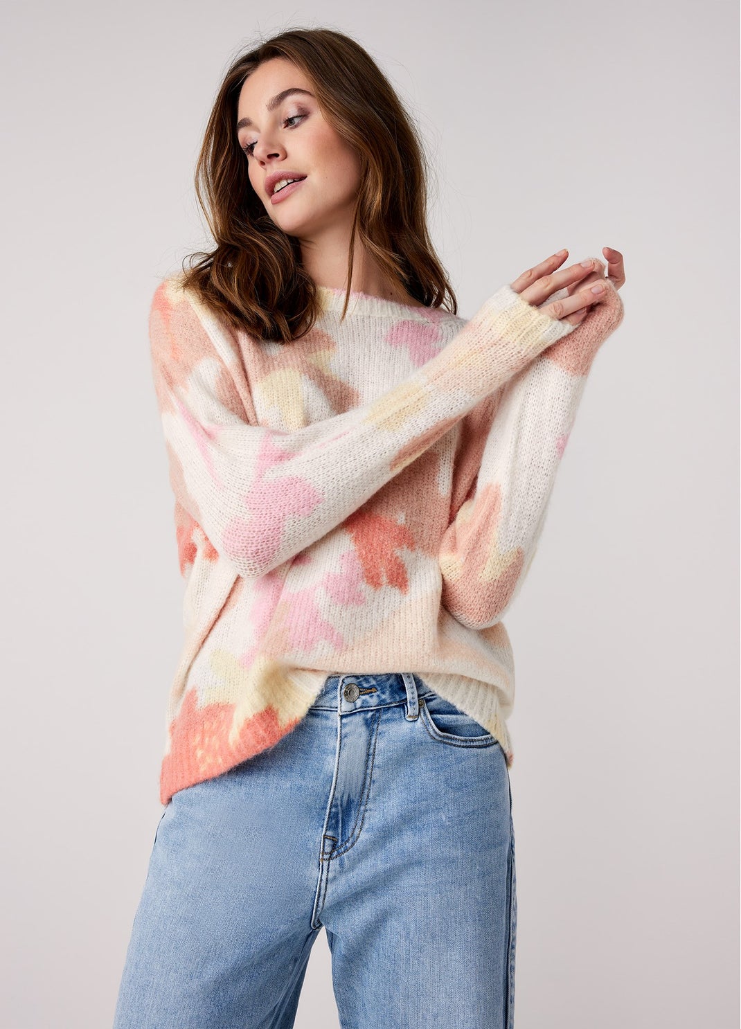 Summum | Wolmix Trui met Camouflageprint