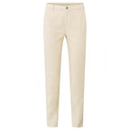 YAYA | 01-301007-207 Chino broek met normale taille, steekzakken en knoop (tapioca sand)