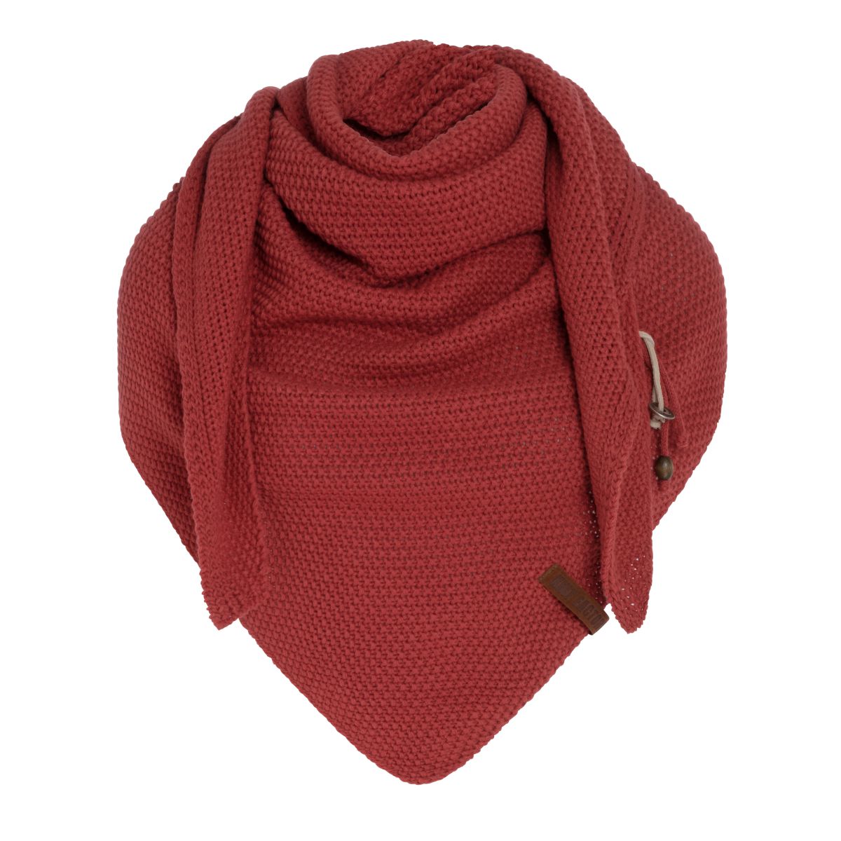 Knit Factory | Coco triangle scarf baked apple