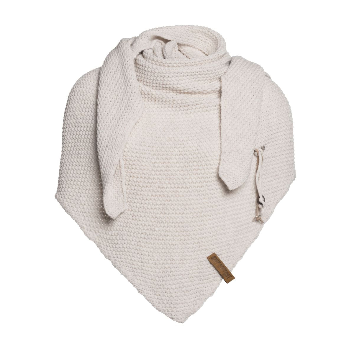 Knit Factory | Coco triangle scarf beige