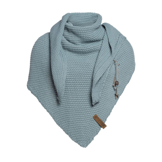 Knit Factory | Coco triangle scarf stone green