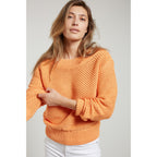 YAYA | Denim kick flare met uitlopende pijp tot op de enkels