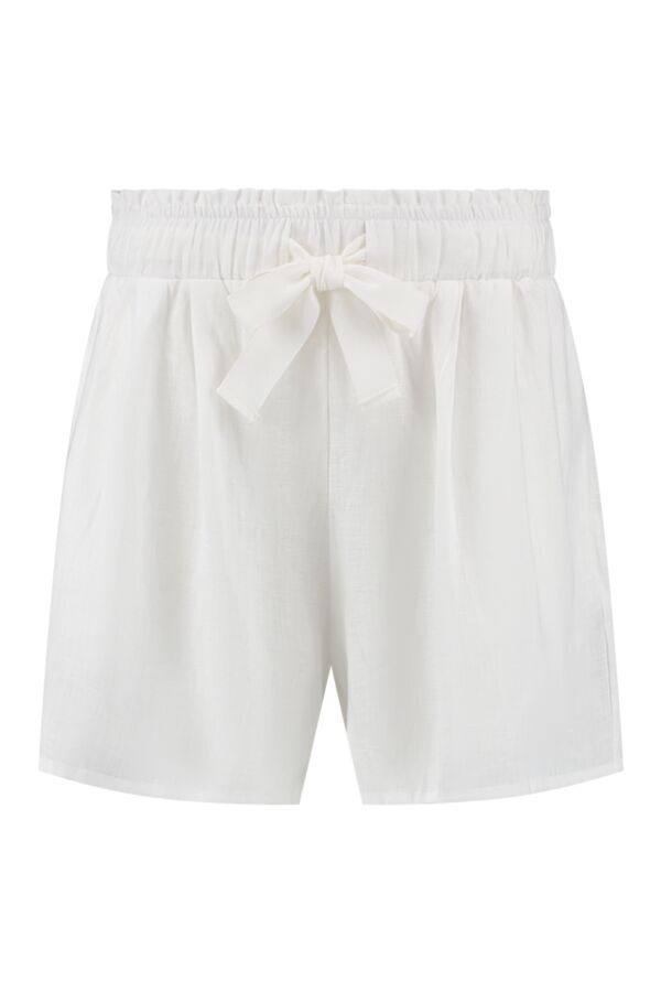Greek Archaic Kori | Shorts with pockets - White - 110011