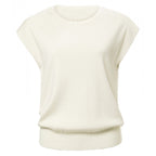 YAYA | Mouwloze trui met ronde hals (crewneck)