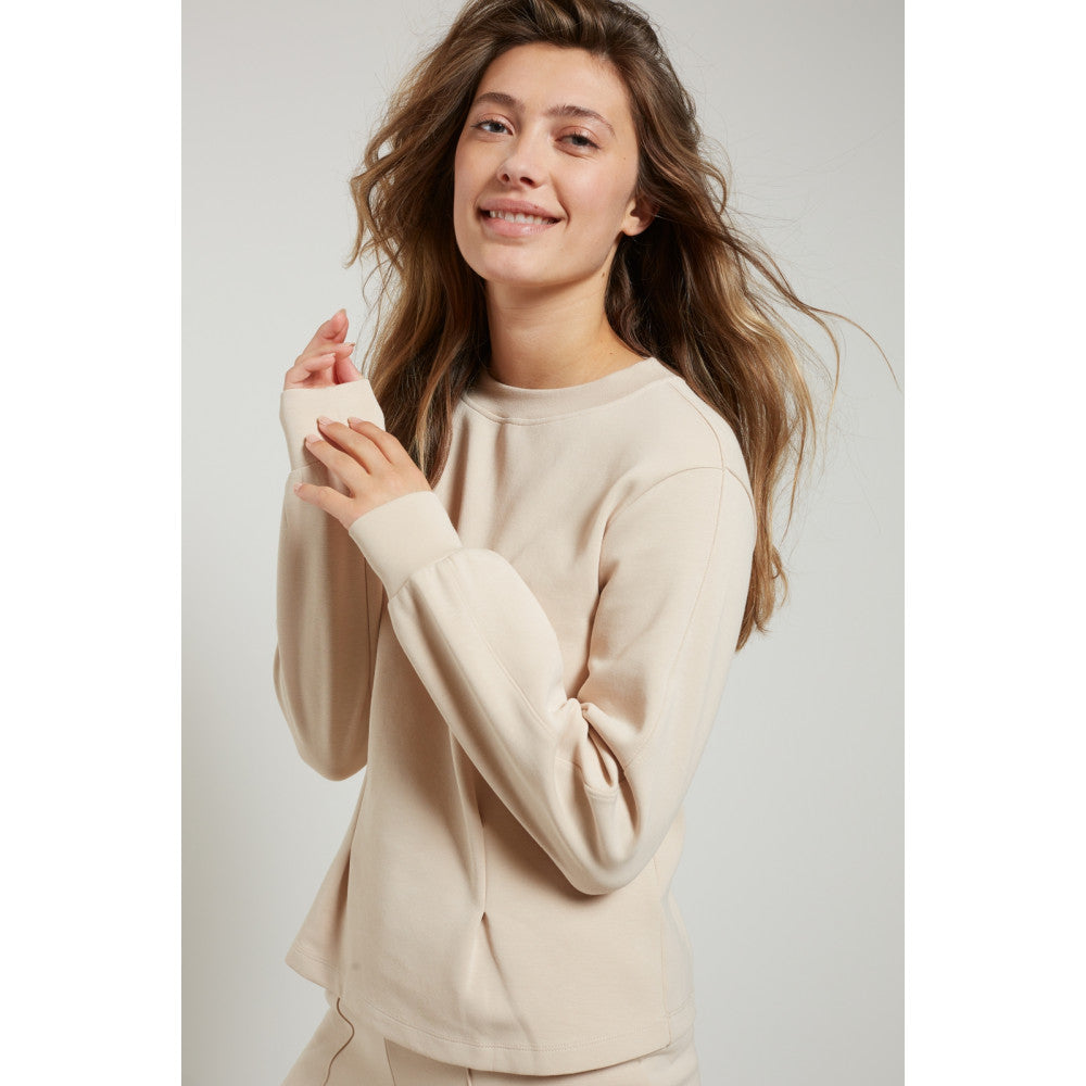Yaya Sweater | Creme Brulee Beige