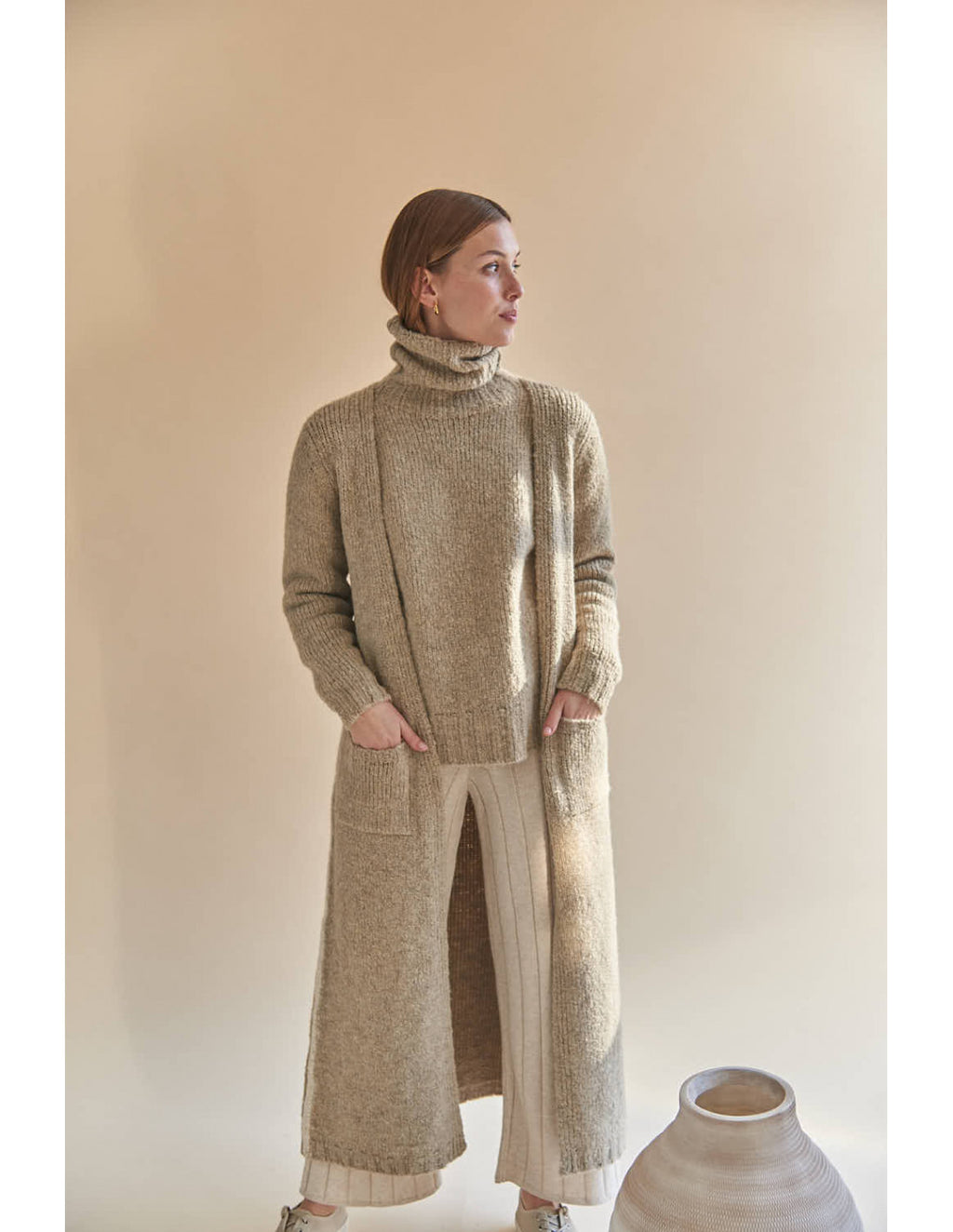 Mus & Bombon | Sycamore cardigan beige
