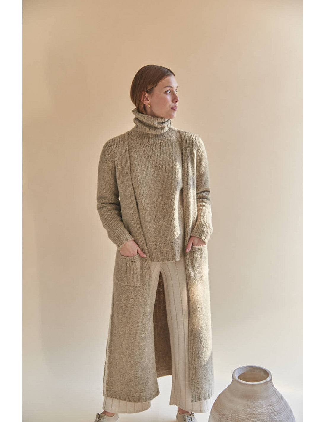 Mus & Bombon | Sycamore cardigan beige