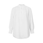 YAYA | Top met V-hals, kraag en lange geplisseerde mouwen - 01-701030-210